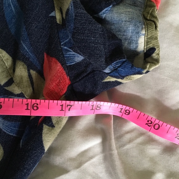 Caribbean Joe Floral Rayon 2 slit Dress - Picture 5 of 6